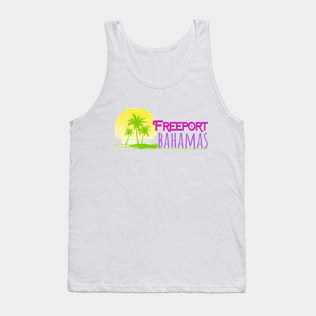 Life's a Beach: Freeport, Bahamas Tank Top by Naves